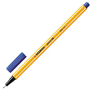 STABILO Point 88® finelinerpen, fijne punt, blauwe inkt, oranje huls