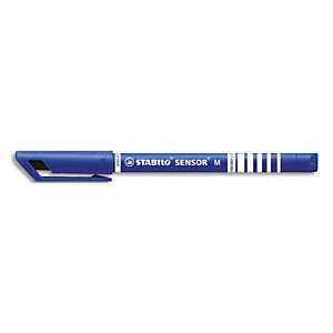 STABILO SENSOR M stylo-feutre pointe moyenne sur amortisseur (0,7 mm) - Bleu