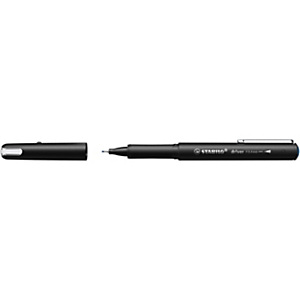 STABILO Stylo-feutre Dr!ver pointe fine (0,4 mm) - Corps en plastique biosourcé - Encre Bleu STABILO Stylo-feutre Dr!ver pointe fine (0,4 mm) - Corps en plastique biosourcé - Encre Bleu