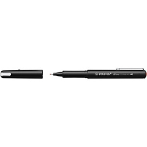 STABILO Stylo-feutre Dr!ver pointe fine (0,4 mm) - Corps en plastique biosourcé - Encre rouge STABILO Stylo-feutre Dr!ver pointe fine (0,4 mm) - Corps en plastique biosourcé - Encre rouge