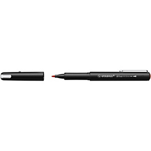 STABILO Stylo-feutre Dr!ver pointe moyenne (0,8 mm) - Corps en plastique biosourcé - Encre Rouge STABILO Stylo-feutre Dr!ver pointe moyenne (0,8 mm) - Corps en plastique biosourcé - Encre Rouge
