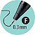 STABILO Stylo-feutre, Sensor, pointe super fine, corps en polypropylène noir, encre noire - 5