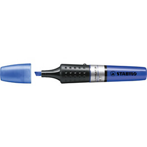 STABILO Surligneur Luminator pointe biseautée 2-5 mm - Bleu