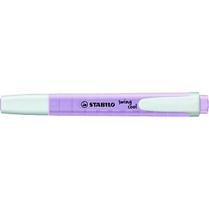 STABILO Swing Cool™ Marcador de cuerpo plano, punta biselada, 1-4 mm, color brisa violeta pastel