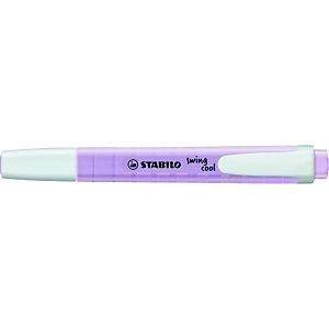 STABILO Swing Cool™ Marcador de cuerpo plano, punta biselada, 1-4 mm, color brisa violeta pastel STABILO Swing Cool™ Marcador de cuerpo plano, punta biselada, 1-4 mm, color brisa violeta pastel