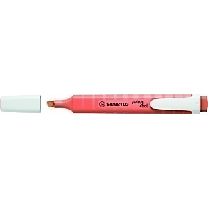 STABILO Swing Cool™ Marcador de cuerpo plano, punta biselada, 1-4 mm, color coral meloso pastel STABILO Swing Cool™ Marcador de cuerpo plano, punta biselada, 1-4 mm, color coral meloso pastel