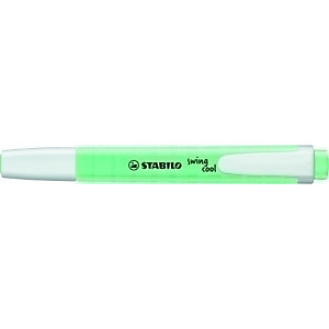 STABILO Swing Cool™ Marcador de cuerpo plano, punta biselada, 1-4 mm, color pizca de menta pastel