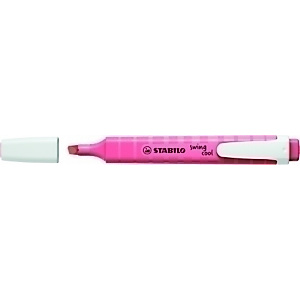 STABILO Swing Cool™ Marcador de cuerpo plano, punta biselada, 1-4 mm, color rosa cerezo en flor pastel STABILO Swing Cool™ Marcador de cuerpo plano, punta biselada, 1-4 mm, color rosa cerezo en flor pastel