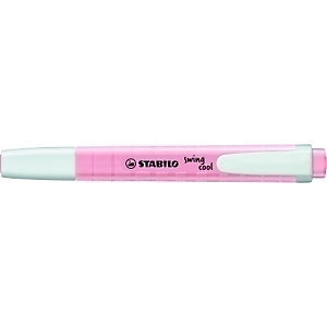 STABILO Swing Cool™ Marcador de cuerpo plano, punta biselada, 1-4 mm, color rubor rosa pastel