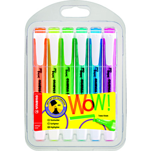 STABILO Swing Cool™ Marcador de cuerpo plano, Punta biselada, Ancho de línea de 1-4 mm, 6 colores surtidos STABILO Swing Cool™ Marcador de cuerpo plano, Punta biselada, Ancho de línea de 1-4 mm, 6 colores surtidos