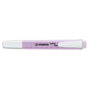 STABILO Swing Cool™ Pastel Evidenziatore con punta a scalpello, 1 - 4 mm, Glicine (confezione 10 pezzi)