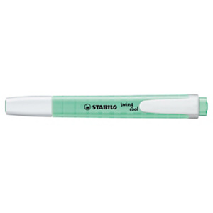 STABILO Swing Cool™ Pastel Evidenziatore con punta a scalpello, 1 4 mm, Verde Menta (confezione 10 pezzi) STABILO Swing Cool™ Pastel Evidenziatore con punta a scalpello, 1 4 mm, Verde Menta (confezione 10 pezzi)