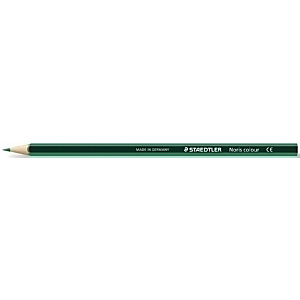 Staedtler 185 Noris Colour Wopex Unicolor, Lápices de colores, cuerpo hexagonal, verde claro Staedtler 185 Noris Colour Wopex Unicolor, Lápices de colores, cuerpo hexagonal, verde claro