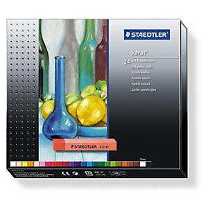 Staedtler 2430 Design Journey Ceras suaves, Estuche de 24, colores surtidos Staedtler 2430 Design Journey Ceras suaves, Estuche de 24, colores surtidos