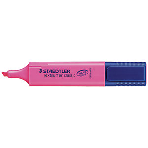 Staedtler 364 Textsurfer Marcador fluorescente, punta biselada, 1-5 mm, rosa