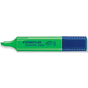 Staedtler 364 Textsurfer Marcador fluorescente, punta biselada, 1-5 mm, verde