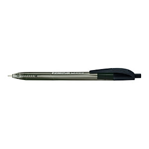 Staedtler 4230 Bolígrafo de punta de bola, retráctil, punta mediana de  1 mm, cuerpo negro, tinta negro