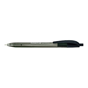 Staedtler 4230 Bolígrafo de punta de bola, retráctil, punta mediana de 1 mm, cuerpo negro, tinta negro Staedtler 4230 Bolígrafo de punta de bola, retráctil, punta mediana de 1 mm, cuerpo negro, tinta negro