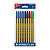 STAEDTLER 8 Penne a sfera Noris Stick 434, Punta media, Tratto da 0,5 mm, Fusto nero e giallo, Colori Assortiti + 2 in omaggio - 1