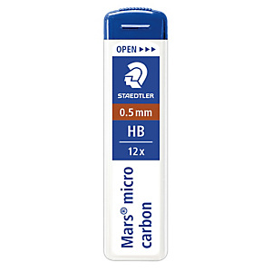 STAEDTLER Astuccio 12 Mine Mars Micro - mina 0,5mm - gradazione HB - Staedtler - conf. 12 astucci STAEDTLER Astuccio 12 Mine Mars Micro - mina 0,5mm - gradazione HB - Staedtler - conf. 12 astucci