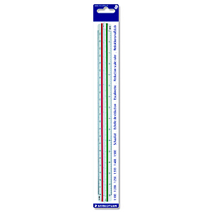 Staedtler Escalímetro de plástico de 30 cm. Staedtler Escalímetro de plástico de 30 cm.