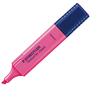 STAEDTLER Evidenziatore Textsurfer Classic - punta a scalpello - tratto da 1,0-5,0mm - fucsia STAEDTLER Evidenziatore Textsurfer Classic - punta a scalpello - tratto da 1,0-5,0mm - fucsia