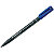 STAEDTLER Lumocolor 313, Marcatore permanente, Punta superfine, 0,4 mm, Blu (confezione 10 pezzi) - 1