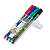 STAEDTLER Lumocolor 313 Rotulador permanente, punta ojival extrafina, 0,4 mm, azul, rojo, negro, verde - 1