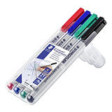 STAEDTLER Lumocolor 316 Rotulador no permanente, punta ojival, 0,6 mm, negro, rojo, azul, verde STAEDTLER Lumocolor 316 Rotulador no permanente, punta ojival, 0,6 mm, negro, rojo, azul, verde