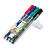 STAEDTLER Lumocolor 318 (F)  Rotulador permanente, punta ojival, 0,6 mm, azul, rojo, negro, verde - 1