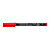 STAEDTLER Lumocolor 318 (F) Rotulador permanente, punta ojival, 0,6 mm, rojo - 3