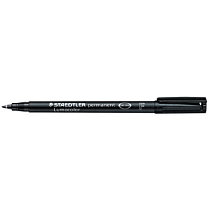 STAEDTLER Lumocolor 318 Rotulador permanente, punta ojival, 0,6 mm, negro STAEDTLER Lumocolor 318 Rotulador permanente, punta ojival, 0,6 mm, negro