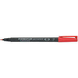 STAEDTLER Lumocolor 318 Rotulador permanente, punta ojival, 0,6 mm, rojo STAEDTLER Lumocolor 318 Rotulador permanente, punta ojival, 0,6 mm, rojo