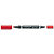 STAEDTLER Lumocolor Duo Rotulador permanente, punta doble, 0,6 mm-1,5 mm, rojo - 1