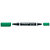 STAEDTLER Lumocolor Duo Rotulador permanente, punta doble, 0,6 mm-1,5 mm, verde - 2