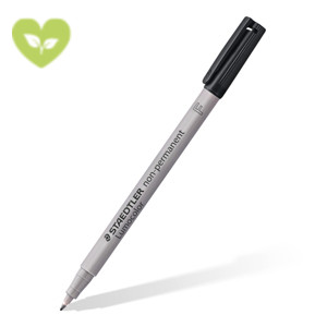 STAEDTLER Lumocolor Lumocolor® 316 Penna marker non permanente Punta fine Spessore tratto 0,6 mm Nero