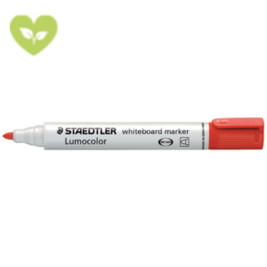 STAEDTLER Lumocolor Lumocolor® Marcatore per lavagna, Punta tonda 2 mm, Rosso (confezione 10 pezzi)