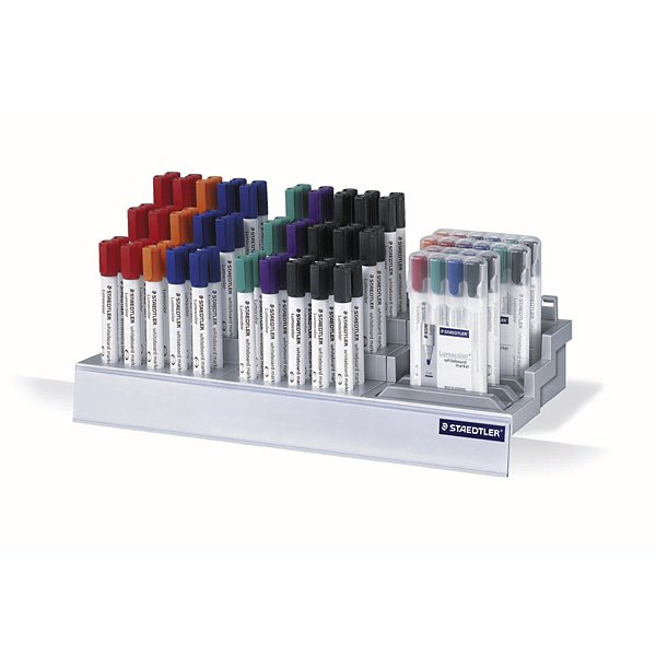 STAEDTLER Lumocolor Lumocolor®, rotulador para pizarra blanca, punta ojival, 2 mm, azul - 2