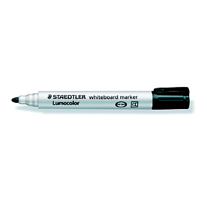 STAEDTLER Lumocolor Lumocolor®, rotulador para pizarra blanca, punta ojival 2 mm, negro