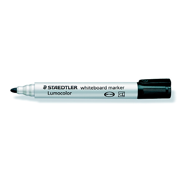 STAEDTLER Lumocolor Lumocolor®, rotulador para pizarra blanca, punta ojival 2 mm, negro