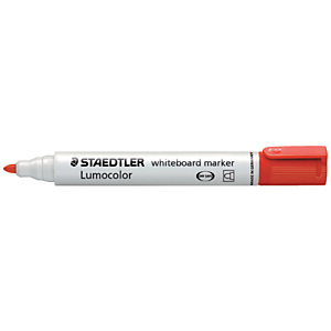 STAEDTLER Lumocolor Lumocolor®, rotulador para pizarra blanca, punta ojival, 2 mm, rojo
