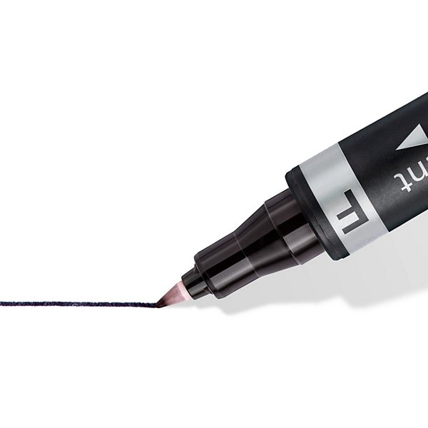 Staedtler Lumocolor Marqueur permanent Lumocolor Duo - Pointes fine et moyenne 1.5 mm - Noir - 2