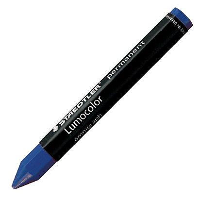 STAEDTLER Lumocolor Permanent Omnigraph 236 universal cera azul paquete de 12 - 1