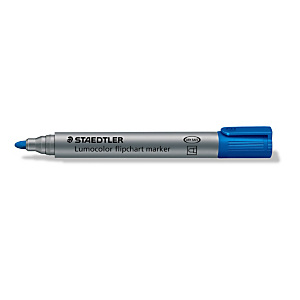 Staedtler Marcatore per lavagne a fogli mobili Flipchart Marker Lumocolor®, Punta tonda, Blu (confezione 10 pezzi) Staedtler Marcatore per lavagne a fogli mobili Flipchart Marker Lumocolor®, Punta tonda, Blu (confezione 10 pezzi)