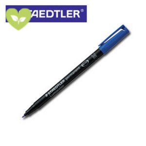 STAEDTLER Marcatore permanente Lumocolor 317, Punta media, 1 mm, Blu (confezione 10 pezzi) STAEDTLER Marcatore permanente Lumocolor 317, Punta media, 1 mm, Blu (confezione 10 pezzi)