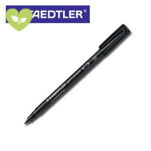 STAEDTLER Marcatore permanente Lumocolor 317, Punta media, 1 mm, Nero (confezione 10 pezzi) STAEDTLER Marcatore permanente Lumocolor 317, Punta media, 1 mm, Nero (confezione 10 pezzi)