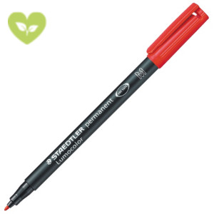 STAEDTLER Marcatore permanente Lumocolor 317, Punta media, 1 mm, Rosso (confezione 10 pezzi) STAEDTLER Marcatore permanente Lumocolor 317, Punta media, 1 mm, Rosso (confezione 10 pezzi)