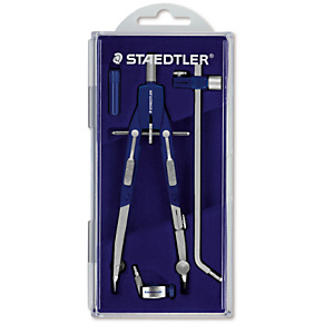 Staedtler Mars Compás Mars® Comfort 552 con barra de extensión, adaptador universal y caja de minas Staedtler Mars Compás Mars® Comfort 552 con barra de extensión, adaptador universal y caja de minas