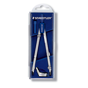 Staedtler Mars Juego de compás Mars® Basic 554 con barra de extensión telescópica, adaptador universal y caja de minas Staedtler Mars Juego de compás Mars® Basic 554 con barra de extensión telescópica, adaptador universal y caja de minas