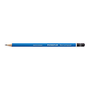 Staedtler Mars Mars Lumograph Lápiz de grafito, mina HB, cuerpo hexagonal azul Staedtler Mars Mars Lumograph Lápiz de grafito, mina HB, cuerpo hexagonal azul